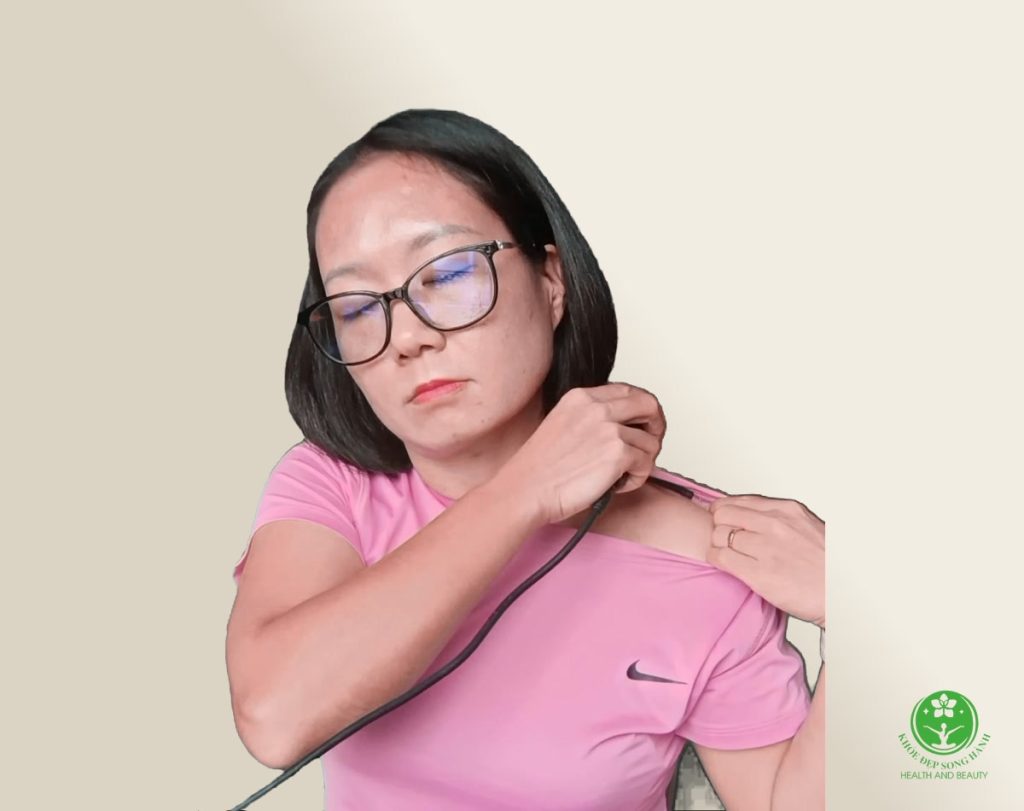 chăm sóc thư giãn vùng lưng vai gáy bằng công nghệ sóng nhiệt